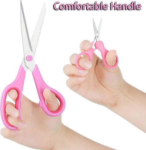 Pink Scissors for Office Home School Craft Sewing Fabric Supplies, 8 Inch/3.5 Inch in Kuwait