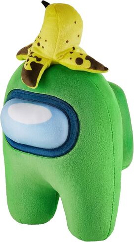 بي.ام.اي لعبة قطيفة باديز من امونج اس | دمية مخملية قابلة للتجميع والعناق بطول 1 قدم على شكل موز بلون اخضر مقشر | لعبة اطفال 12 انش in Kuwait