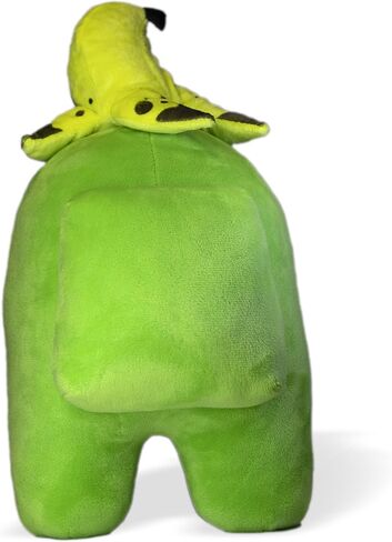 بي.ام.اي لعبة قطيفة باديز من امونج اس | دمية مخملية قابلة للتجميع والعناق بطول 1 قدم على شكل موز بلون اخضر مقشر | لعبة اطفال 12 انش in Kuwait