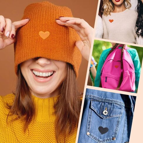 20 قطعة من HengKe مطرزة على شكل قلب على رقع متنوعة ملونة وقلب صغير لطيف ملابس حديد على رقع قماشية مزخرفة لتزيين الملابس وحقائب القبعات والسترات in Kuwait