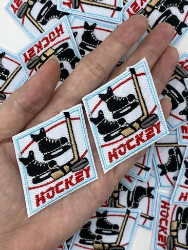 رقع هوكي 2 قطعة من بوهاقة - رقع رياضية مطرزة رائعة - يمكن كيها / خياطتها in Kuwait