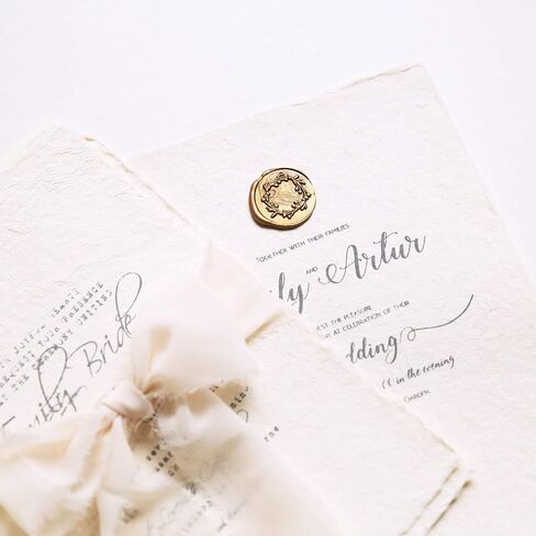 يونيكو ختم شمع اكليل نباتي من التوت البري | ختم اكليل زهور مثالي لدعوات الزفاف والبطاقات والعلامات والمظاريف والبريد الحلزوني وتغليف الهدايا وختم الرسائل وعبوات النبيذ والمشاريع التي تصنعها بنفسك in Kuwait