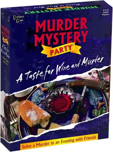 University Games Murder Mystery Party | Murder on Misty Island, 8 Adult Players, 8 Years and Up, in Kuwait