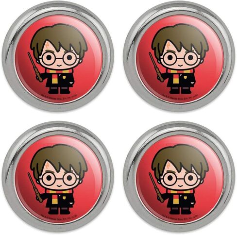 Harry Potter Cute Chibi Character Metal Craft Sewing Novelty Buttons - Set of 4 in Saudi Arabia