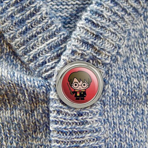Harry Potter Cute Chibi Character Metal Craft Sewing Novelty Buttons - Set of 4 in Saudi Arabia