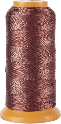 284Yards 1mm Nylon Sewing Thread Polyester Leather Cord Black Beading String Macrame Cord Rope for DIY Necklace Bracelet Handcraft Leather Sewing Bookbinding in Saudi Arabia