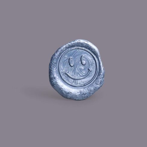 FsAlisa Wax Seal Stamp Sealing Wax Stamp Vintage Removable Brass Head Wooden Handle Great for Embellishment of Cards Envelopes, Wedding Invitations, Wine Packages, Gift Wrapping (Smiley) in Kuwait