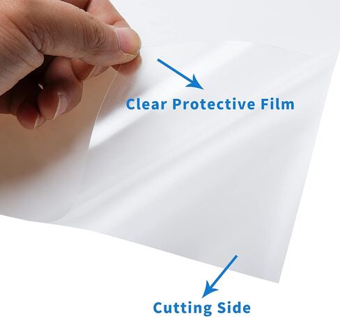 HOMOKUS 12 بوصة 30 قدم فينيل HTV نقل حراري، يستخدم في تي شيرت وبنطال وأقمشة أخرى، من خلال الضغط الساخن أو المكواة المنزلية، اللون: أبيض in Kuwait