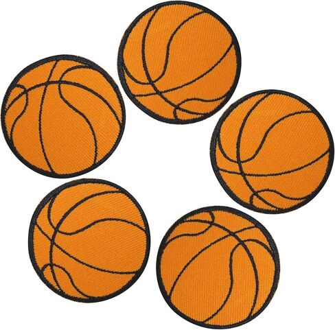 اوكتوري 5 قطع من رقع كرة السلة تثبت بالكي لملابس المنشار / الكي على رقعة مطرزة للجينز والقبعات والشنط in Kuwait