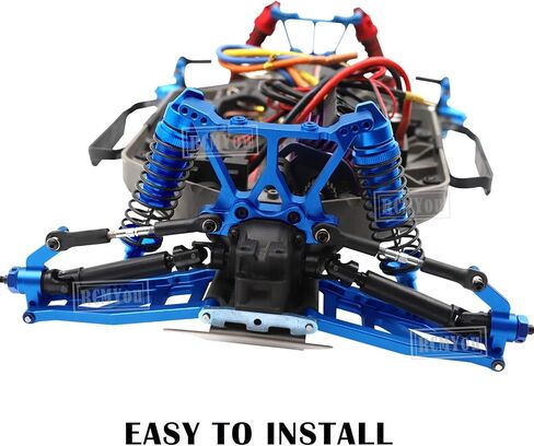 تقوم RCMYou بترقية الجزء لـ 1/10 Slash/Rustler/Stampede/Hoss 4x4 VXL 4wd، كتلة العجلات المصنوعة من السبائك، كتل التوجيه، حاملات المحور الخلفي، كرنك جرس التوجيه، ذراع التعليق، أزرق (ذراع أكثر متانة) in Saudi Arabia