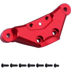Hobbypark Aluminum Front Case Mounts Cover for 1/10 Redcat Blackout XTE SC (Pro), Replace BS213-013 (Red)…