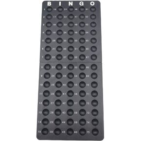 Yuanhe Bingo Board Ball Holder - for 3/5" Bingo Balls, Bingo Master Board Balls Tray Rack for Bingo Game, Great for Parties, Family Game Nights