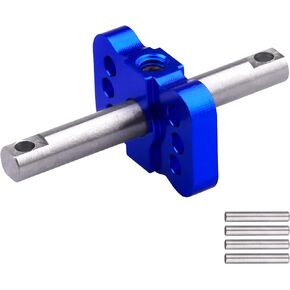 Aluminum Differential Locker Spool Diff Case Parts for 1/10 Traxxas Slash 2WD Rustler Stampede VXL Bandit Cars Trucks (Navy Blue)