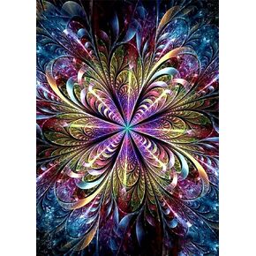 MXGESIOY Mandala Diamond Painting Kits for Adults, Diamond Art DIY Full Drill Mosaic Embroidery Crafts Wall Decoration, 12x16in (Purple)