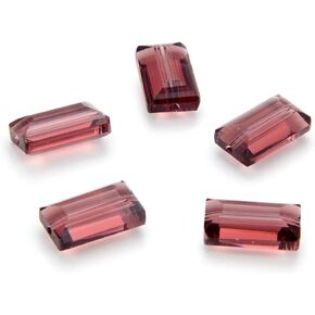 50pcs Adabele Austrian 14mm Faceted Loose Rectangle Crystal Beads Crystal Clear Compatible with Swarovski Crystals Preciosa 5055 SSRT1401