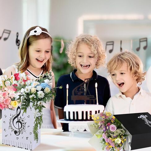 24 قطعة من أكياس هدايا الملاحظات الموسيقية، حقائب هدايا ورقية موسيقية لوسائل التواصل الاجتماعي، موضوع الموسيقى، حفلة عيد ميلاد، استحمام الطفل، لوازم الحفلات الموسيقية in Kuwait