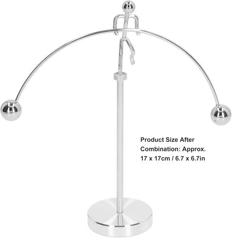 لعبة Luqeeg Mini Steel Balance Physics، لعبة التوازن الفني لرفع الأثقال، موازنة علم النفس المضاد للضغط، ديكور مكتب المنزل للمكتب، رف الكتب، الطاولة in Saudi Arabia