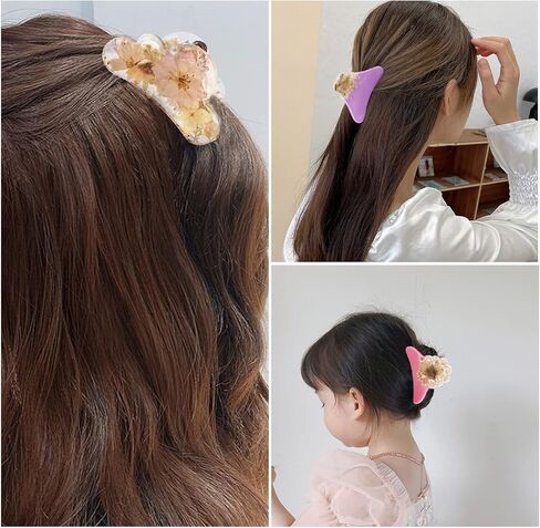 لوكسوين قطعتان من قالب صب المجوهرات ودبابيس الشعر بنفسك مع 6 ملحقات دبابيس شعر لصنع دبابيس الشعر، قوالب سيليكون لقوالب مجوهرات راتنج الايبوكسي in Kuwait