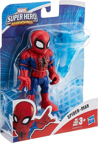 Playskool Heroes Marvel Super Hero Adventures Collectible 5-Inch Spider-Man Action Figure with Web Accessory, Toys for Kids Ages 3 and Up in Saudi Arabia