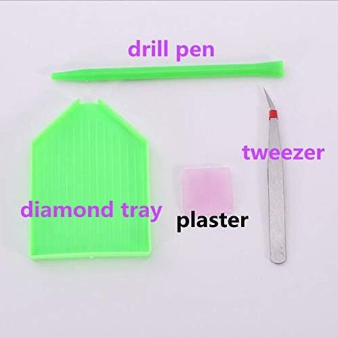 SONBY Full Drill Diamond Painting DIY Kits for Adults,Black Mountain Bear Home Wall Decor,30X40cm/12X16" in Kuwait