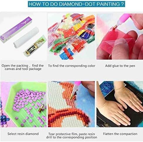 SONBY Full Drill Diamond Painting DIY Kits for Adults,Black Mountain Bear Home Wall Decor,30X40cm/12X16" in Kuwait