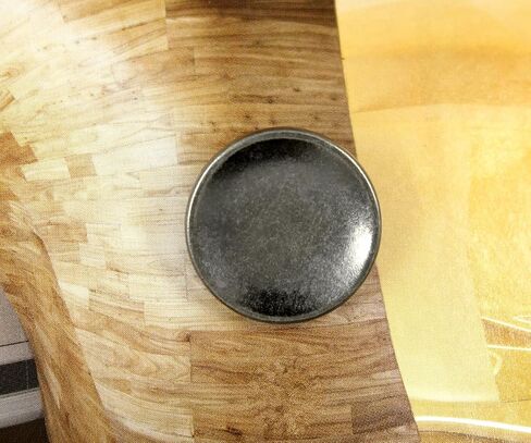Bezelry 12 Pieces Concave Surface Metal Shank Buttons. 20mm (3/4 inch) (Gunmetal) in Saudi Arabia