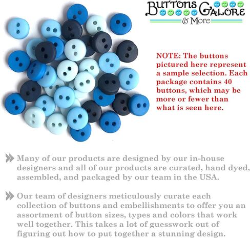 Buttons Galore and More Tiny & Micro Collection – Extensive Selection of Tiny & Micro Novelty Buttons for DIY Crafts, Scrapbooking, Sewing, Cardmaking, and other Art & Creative Projects – 35 Pcs in Saudi Arabia