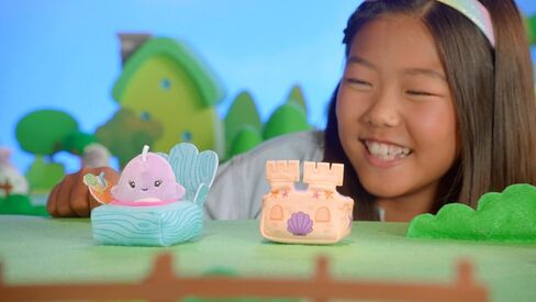 Squishville Mini-Squishmallows Plush Beach Accessory Set - Includes 2-Inch One Sand Castle , One Beach Chair - Irresistibly Soft, Colorful in Kuwait