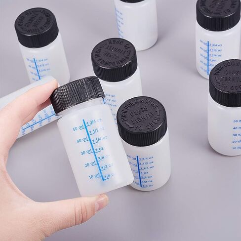 WANDIC Paint Touch Up Bottles, 12 Pieces Touch Up Plastic Bottle with Brush and Mixing Ball Paint Applicator Bottle for Car Wall and Hobby Painting -60 ml in Kuwait