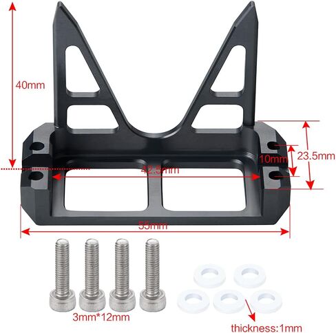 غطاء حماية مثبت فوق المحور المؤازر لزاحف 1/10 RC المحوري الشبح 90048 (أسود) in Kuwait