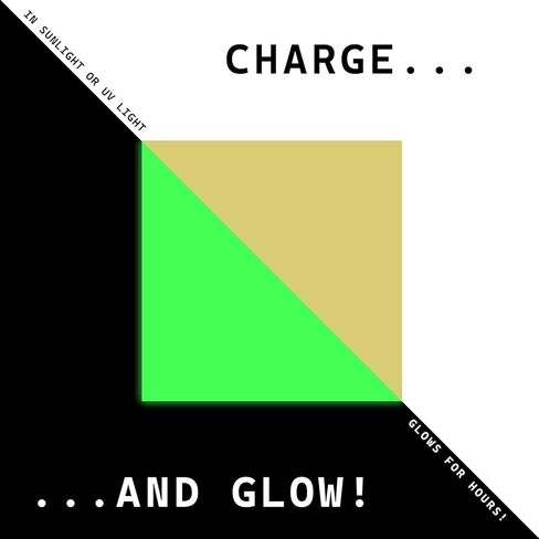 صفائح الفينيل اللاصقة المتوهجة في الظلام، 8 بوصات × 8 بوصات، 5 عبوات من أوراق متوهجة باللون الأخضر النيون الفلورسنت، فينيل مضيء قابل لإعادة الشحن للحرف اليدوية، وسجلات القصاصات، والبطاقات، وشارات السيارات، والجدران in Kuwait