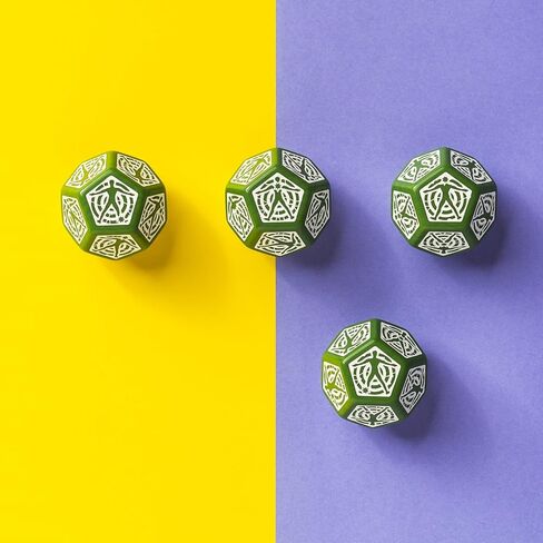 Q WORKSHOP D12 ضربات الموقع الأخضر والأبيض قالب in Kuwait