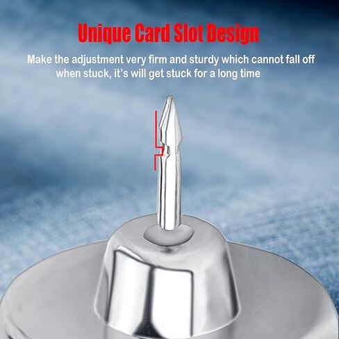 EuTengHao 15 مجموعة من دبابيس أزرار الجينز وأزرار الجينز القابلة للتعديل وأزرار التأرجح القابلة لإعادة الاستخدام لجينز وسراويل الملابس وسترات الظهر وزر فوري لتمديد أو تقليل خصر الجينز (17 مم، فضي) in Kuwait