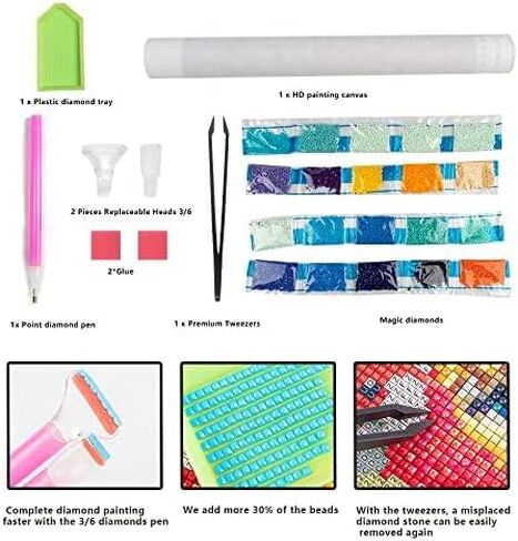 DCIDBEI مربع الحفر الماس اللوحة 16x20in مربع حجر الماس اللوحة التنين الملونة التنين اللوحة بواسطة أرقام الكريستال الفن التنين ملصق التطريز مجموعة الكبار التنين عبر الابره عدة الحيوان in Kuwait