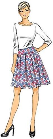 نموذج خياطة تنورة السيدة V9090E50 من Vogue Patterns، مقاس E5 (14-16-18-20-22) in Saudi Arabia