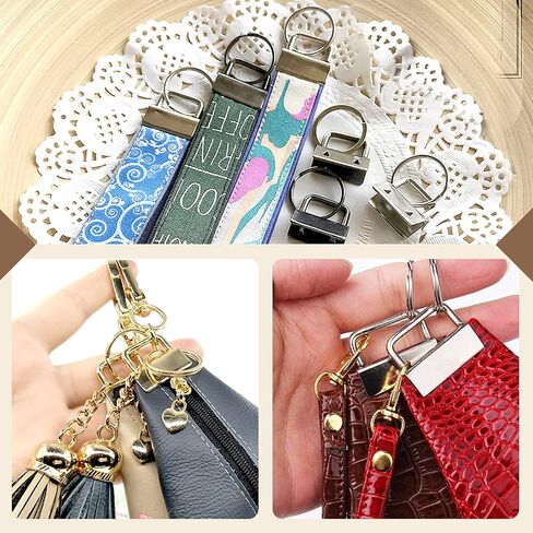 مجموعات أجهزة Wokape Key Fob، 36 قطعة 1 بوصة / 25 مم 3 ألوان مجموعة أدوات مفتاح Fob مع قطعة واحدة كماشة تشغيل زجاجية للمفتاح، وسوار معصم مفتاح Fob، سلسلة أجهزة تثبيت لوازم الأجهزة in Saudi Arabia