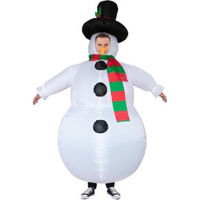 Inflatable Snowman Costume Christmas Costume Funny Blow Up Snowman Costumes for Cosplay Party in Kuwait