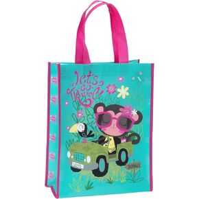 LeZakaa 13" Recycled Gift Bag with Handles, Medium Gift Bag with Dancing Leopard, Perfect for Girls, Women Birthday, Party in Saudi Arabia