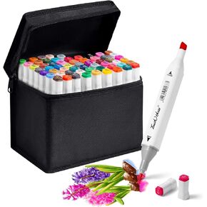 iMissiu 40 Colors Artist Necessary Graphic Marker Pen - Animation Design for Drawing Coloring Highlighting and Underlining (Student 40 Colors) in Saudi Arabia