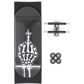 لوحات أصابع الجمجمة F ** K You 34mm Pro لوحة أصابع خشبية احترافية كاملة لوح تزلج صغير 5 طبقات مع عجلات تحمل CNC in Kuwait