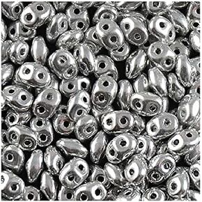 0.18oz Matubo Superduo 2-Hole Czech Pressed Glass Beads 2.5 x 5 mm, Cobalt Picasso in Kuwait