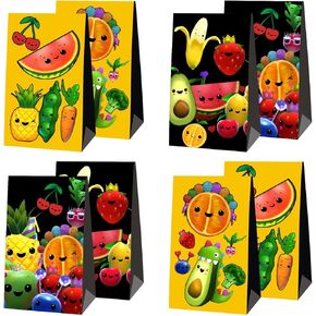 لوازم حفلات اعياد الميلاد بتصميم فاكهة هيي بير الحسية من ميوكس، تتضمن 12 قطعة من حقائب الحفلات بطابع الفاكهة للاطفال لتزيين عيد الميلاد الاول in Kuwait