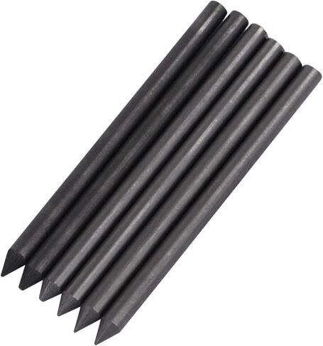 6 قطع ناعمة متوسطة الصلابة 5.6 مم من الرصاص الفحمي عبوات قلم رصاص ميكانيكية من الرصاص فنان محترف رسم قلم رصاص عبوات رصاص جرافيت أوتوماتيكية للطلاب رسم رسم اللوازم الفنية in Kuwait