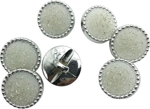 زر راتينج معدني وردي بني مع ساق، زر خياطة 1 بوصة لتزيين الملابس اليدوية، حزمة 20 A2061 in Kuwait