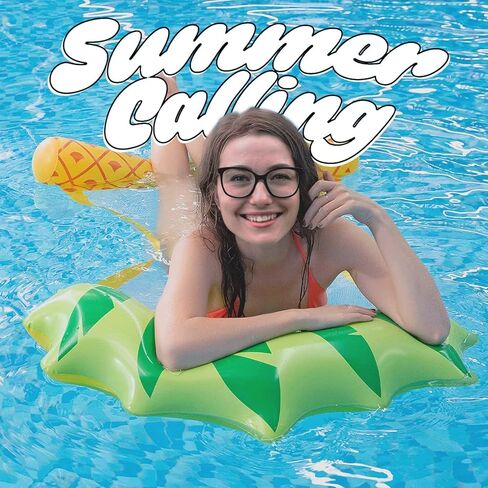 Boxgear Pool Hammock - Inflatable Float for Adults - Cute Bow-Knot Lounge Chair Water Floatie - 4 in 1 Saddle, Chair, Drifter & Floating Device - Swimming Accessories in Kuwait