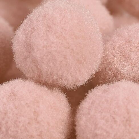MECCANIXITY Pom Felt Balls Felting Fabric 1.5cm 15mm Beige for Home Crafts Project DIY Pack of 300 in Saudi Arabia