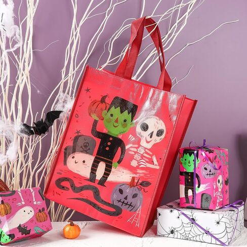 LeZakaa 13" Recycled Gift Bag with Handles, Medium Gift Bag with Dancing Leopard, Perfect for Girls, Women Birthday, Party in Kuwait