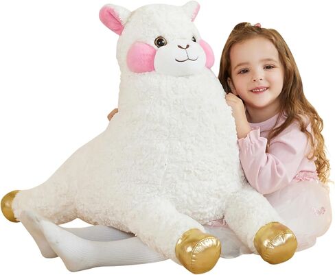EARTHSOUND Giant Dinosaur Stuffed Animal Plush Toy,Large Jumbo 23" Cute Soft Toys,Big Size Huge Fluffy Plushy Oversized Fat Plushie,Gifts for Kid in Kuwait