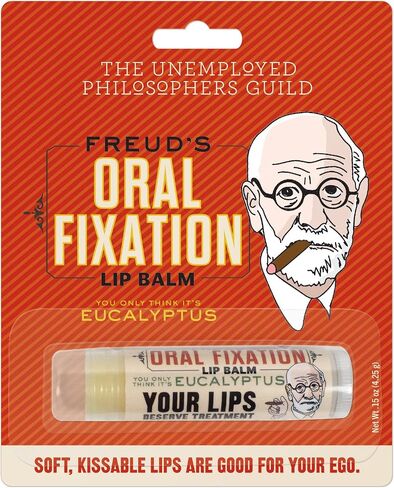 Sigmund Freud's Oral Fixation Lip Balm - Made in The USA in Saudi Arabia