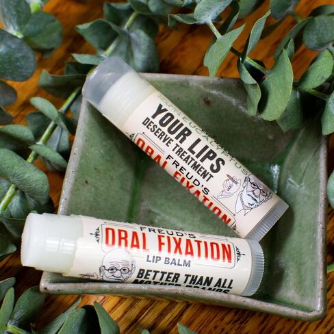 Sigmund Freud's Oral Fixation Lip Balm - Made in The USA in Saudi Arabia